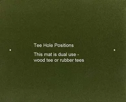 DURA-PRO Perfect Reaction Golf Mat 4×5 Feet Premium Turf Indoor/Outdoor – Golf Stance Mat with Accessories