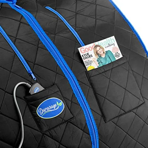 Durasage Portable Infrared Sauna Spa for Home Relaxation Black