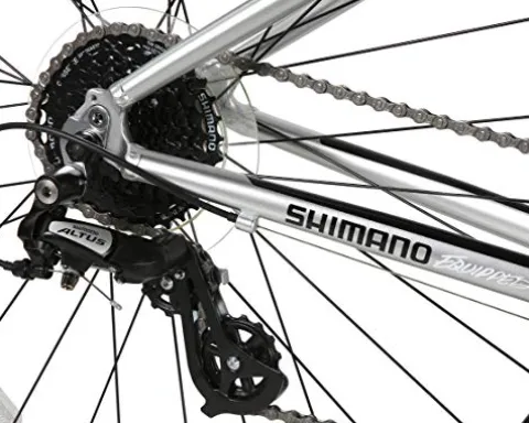 Dynacraft Alpine Eagle 700C 40CM Aluminum Frame Hybrid Bike Silver