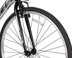 Dynacraft Alpine Eagle 700C 40CM Aluminum Frame Hybrid Bike Silver