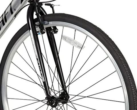 Dynacraft Alpine Eagle 700C 40CM Aluminum Frame Hybrid Bike Silver