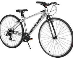 Dynacraft Alpine Eagle 700C 40CM Aluminum Frame Hybrid Bike Silver