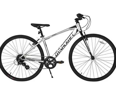 Dynacraft Alpine Eagle 700C 40CM Aluminum Frame Hybrid Bike Silver