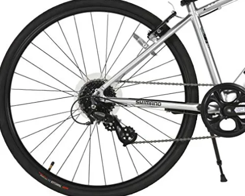 Dynacraft Alpine Eagle 700C 40CM Aluminum Frame Hybrid Bike Silver