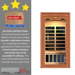 Dynamic Saunas Avila DYN-6103-01 Elite Ultra Low EMF FAR Infrared Sauna
