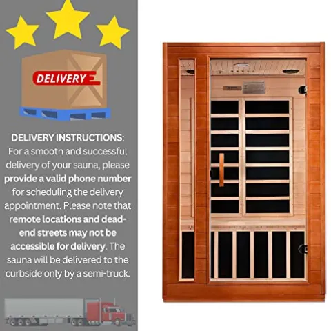 Dynamic Saunas Cardoba DYN-6203-01 Elite Ultra Low EMF FAR Infrared Sauna – Curb Side Delivery