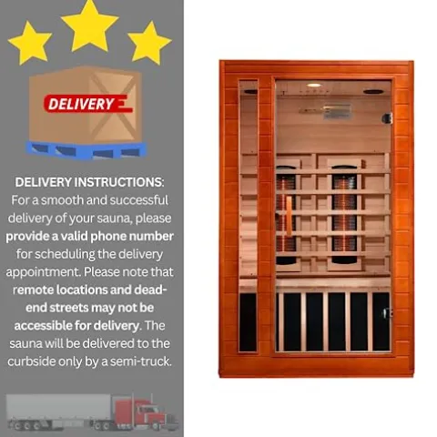 Dynamic Saunas Full Spectrum Ultra Low EMF FAR Infrared Sauna – Curb Side Delivery