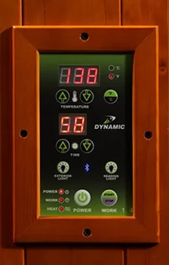 Dynamic Saunas Lugano 3-Person Low EMF FAR Infrared Sauna Carbon