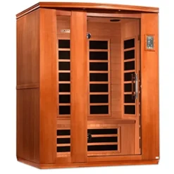 Dynamic Saunas Lugano 3-Person Low EMF FAR Infrared Sauna Carbon