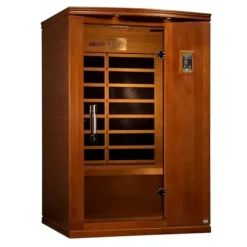 DYNAMIC SAUNAS Madrid Elite 3-Person Infrared Sauna with Bluetooth and LED Control Panel