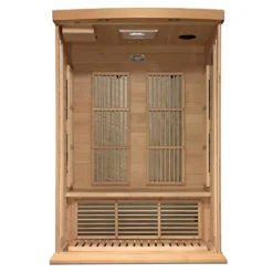 DYNAMIC SAUNAS Maxxus MX-K206-01 Elite 2-Person Near Zero EMF FAR Infrared Sauna Natural Wood Finish