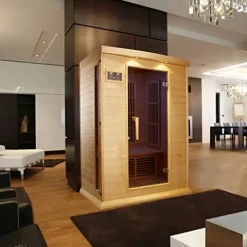 DYNAMIC SAUNAS Maxxus Toulouse MX-K206-01 FAR Infrared Sauna Natural Finish