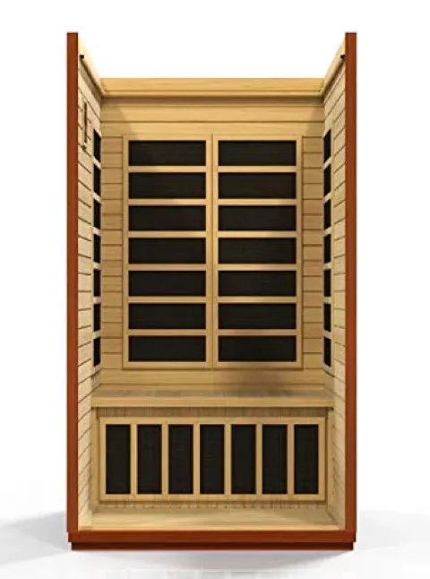 DYNAMIC SAUNAS San Marino 2-Person Low EMF Far Infrared Sauna