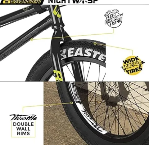 Eastern Bikes Nightwasp 20 Inch BMX Bike Black