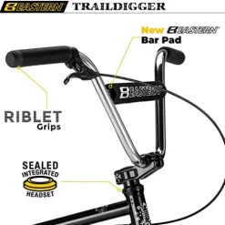 Eastern Bikes Traildigger 20 Inch BMX Bike Black