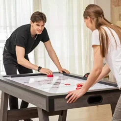 EastPoint Sports 60″ Apollo Hover Hockey Table with LED Scoring Grey