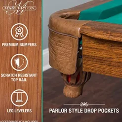 EastPoint Sports Green Masterton Billiard Table