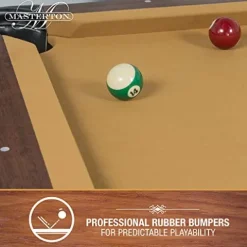 EastPoint Sports Masterton 87-Inch Pool Table Tan