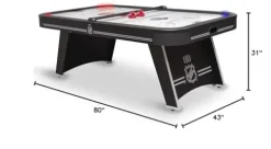 EastPoint Sports Triple-Deke Hover Hockey Table with LED Scoring and Sounds, Power Play Pro 84