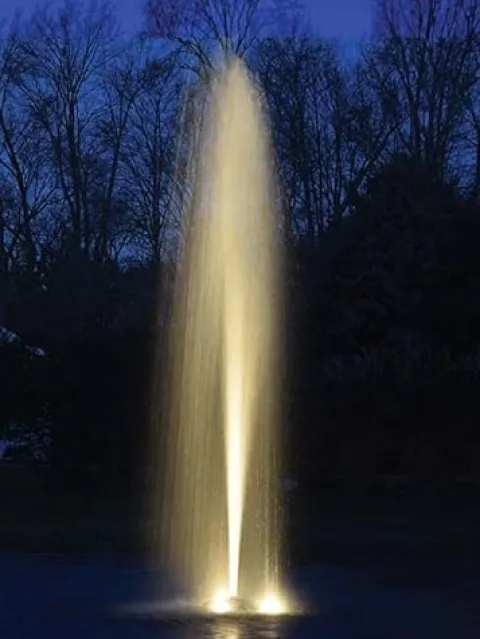 EasyPro Pond Products AquaShine 11 Watt Warm White LED Fountain Lights with Timer & Remote Control