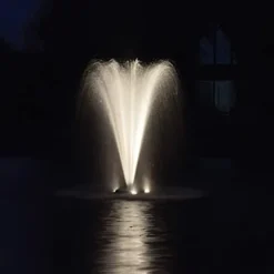 EasyPro Pond Products AquaShine 11 Watt Warm White LED Fountain Lights with Timer & Remote Control