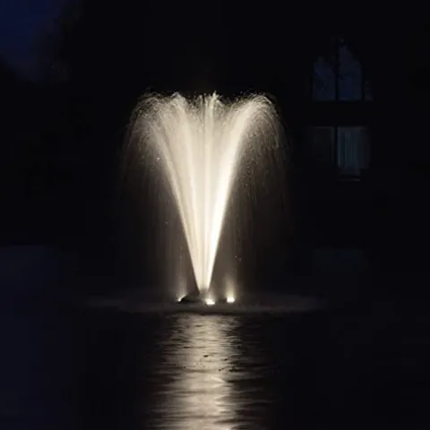 EasyPro Pond Products AquaShine 11W Warm White LED Fountain Lights with Timer & Remote Control