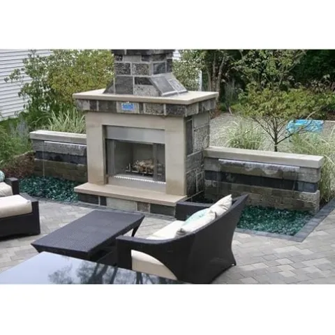 EasyPro Pond Products HB23K Vianti Falls 23 Inch Spillway Kit with White LED