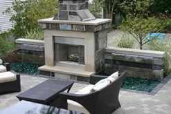 EasyPro Pond Products Vianti Falls 23 Inch Spillway Kit with White LED