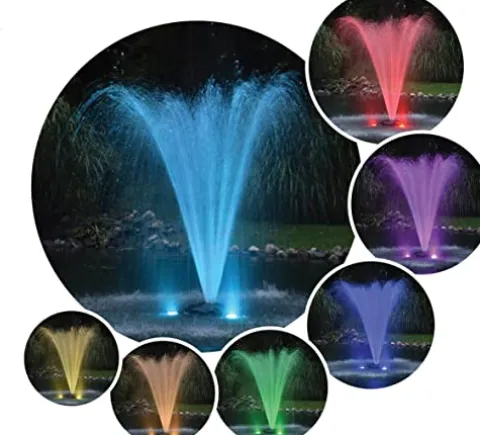 EASYPRO RGB2-200 AquaShine Color Changing LED Fountain Light Kit Cyan