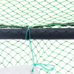 Eleeferri Golf Hitting Cage with Practice Net & Swing Mat Green Black White