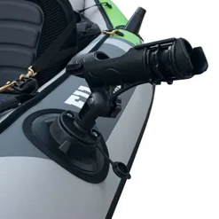 Elkton Outdoors Inflatable Fishing Kayak Green