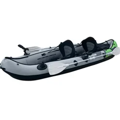 Elkton Outdoors Inflatable Fishing Kayak Green