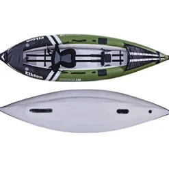 Elkton Outdoors Steelhead Inflatable Fishing Kayak Single