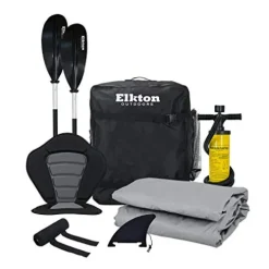 Elkton Outdoors Steelhead Inflatable Fishing Kayak Single