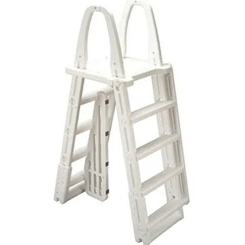 Embassy Pool Co Fiesta Key 15 Foot x 52 Inch Round Swimming Pool Package Gray