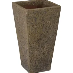 Emissary Bubble Yellow Stoneware Square Planter 17in x 31.5in