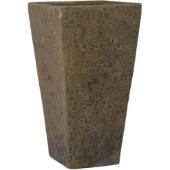Emissary Bubble Yellow Stoneware Square Planter 17in x 31.5in