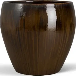 Emissary Java Stoneware Round Planter 24in. L x 23.5in. H