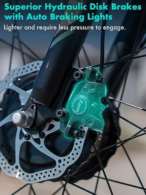 EMOJO Caddy Pro Fat Tire Electric Tricycle Hydraulic Disk Brakes Ebike Trike 7 Speed Pedal Assist 3 Wheel Electric Bike 48V 15.6Ah Battery LCD Display Apple Red