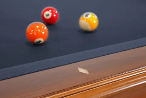 Empire USA – Corona Slate Pool Table w/ Premium Billiards Accessories (8FT) American Walnut