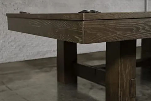 Empire USA – Dakota Slate Pool Table with Premium Billiards Accessories Brownwash