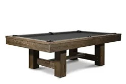 Empire USA – Dakota Slate Pool Table with Premium Billiards Accessories Brownwash