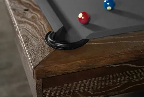 Empire USA – Dakota Slate Pool Table with Premium Billiards Accessories Brownwash