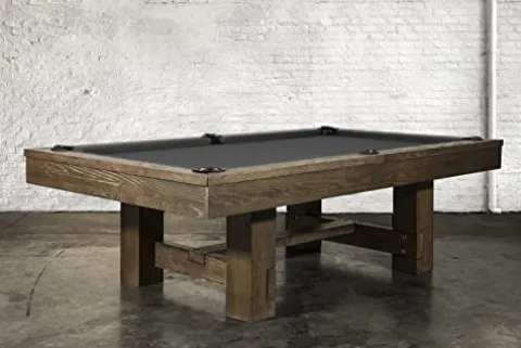 Empire USA – Dakota Slate Pool Table with Premium Billiards Accessories Brownwash