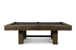 Empire USA – Dakota Slate Pool Table with Premium Billiards Accessories Brownwash