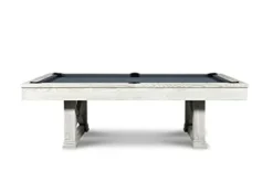 Empire USA Agriturismo Slate Pool Table with Premium Billiard Accessories 8FT Whitewash
