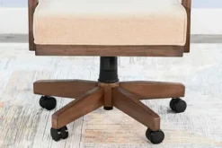 Empire USA Blaze Poker & Dining Table Set with Game Chair Alpine Grey/Smokehouse