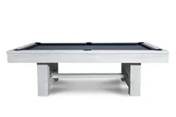 Empire USA Dakota Slate Pool Table with Premium Billiards Accessories 8FT Whitewash