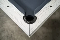 Empire USA Dakota Slate Pool Table with Premium Billiards Accessories 8FT Whitewash