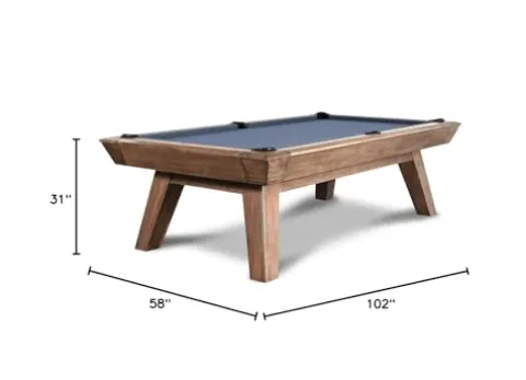 Empire USA Desyn Slate Billiard Pool Table Walnut 8 ft
